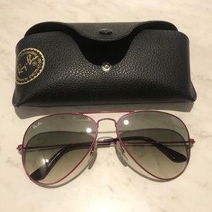 Pink Ray Ban Aviators
